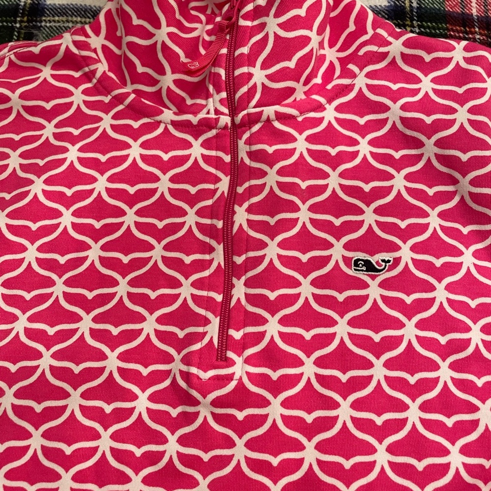 Vineyard vine 3/4 zip shep shirt